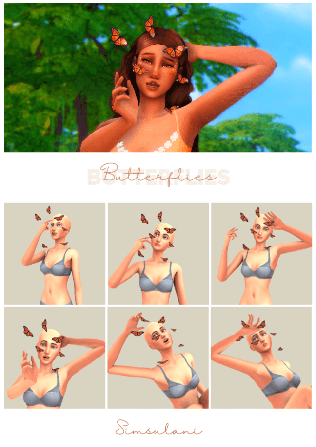 Playing with Butterflies Pose Pack