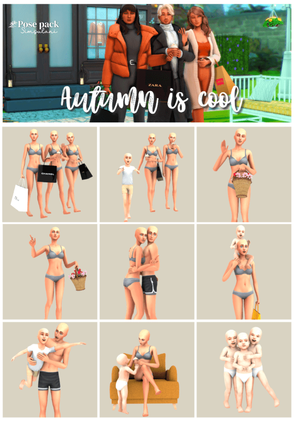 Autumn is Cool Pose Pack