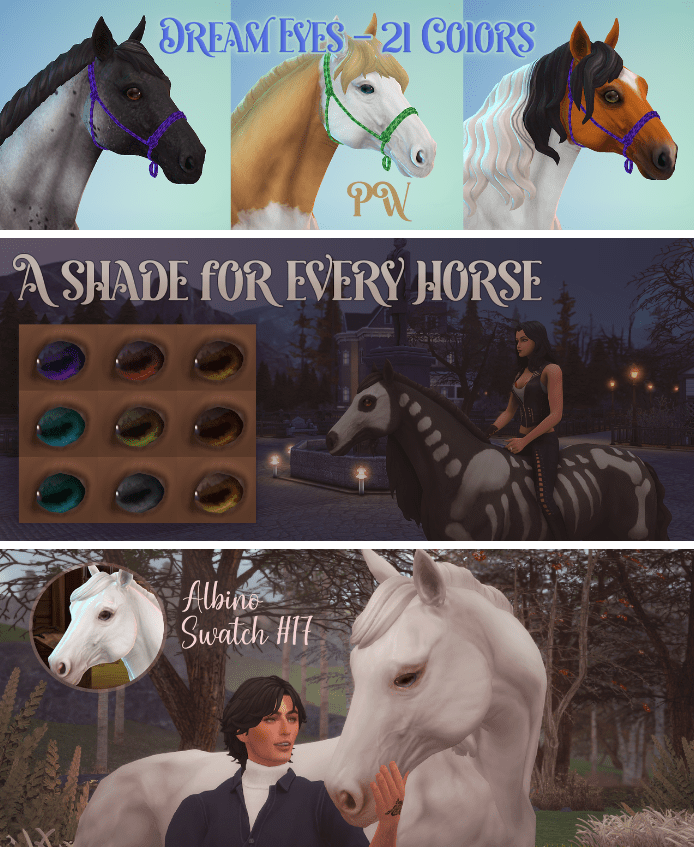 Realistic Fantasy Eyes for Horses