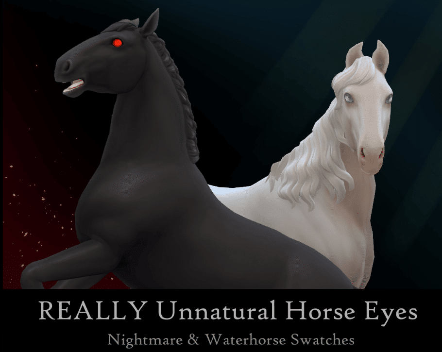 Spooky Unnatural Eyes for Horses [MM]