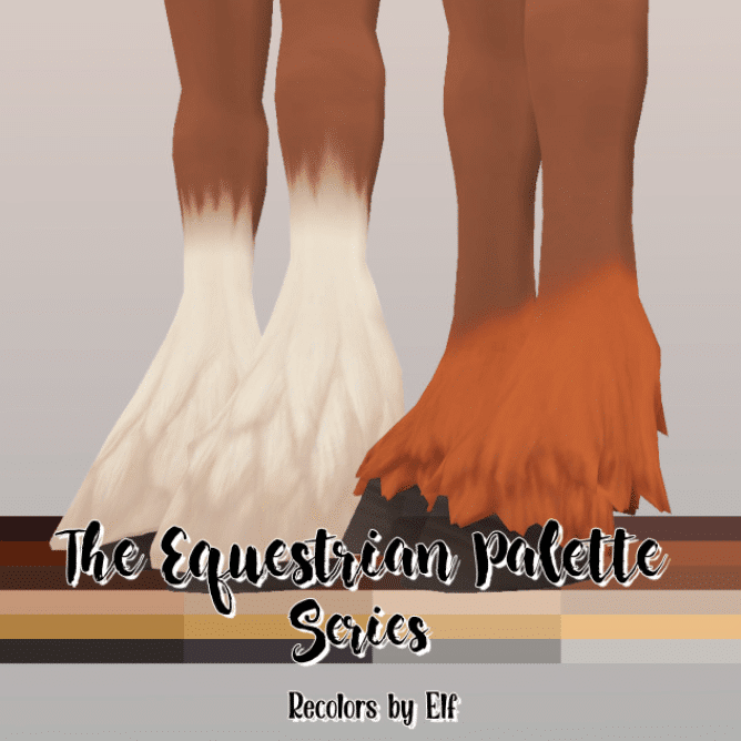 Short and Long Feathers Recolor for Horses [MM]