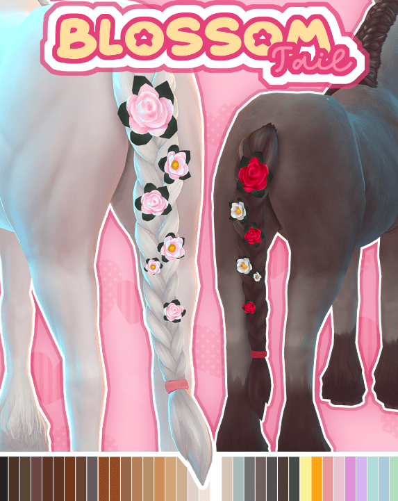 Blossom Tail for Horses [MM]