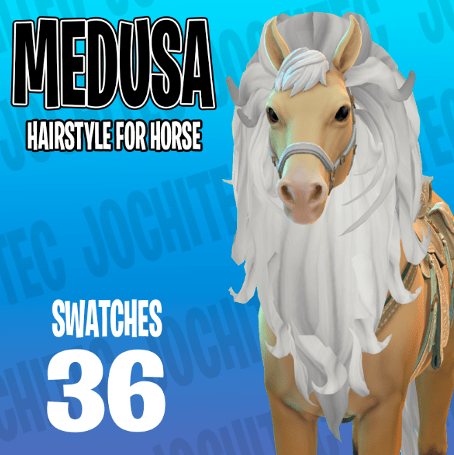 Medusa Mane Hairstyle for Horses [MM]