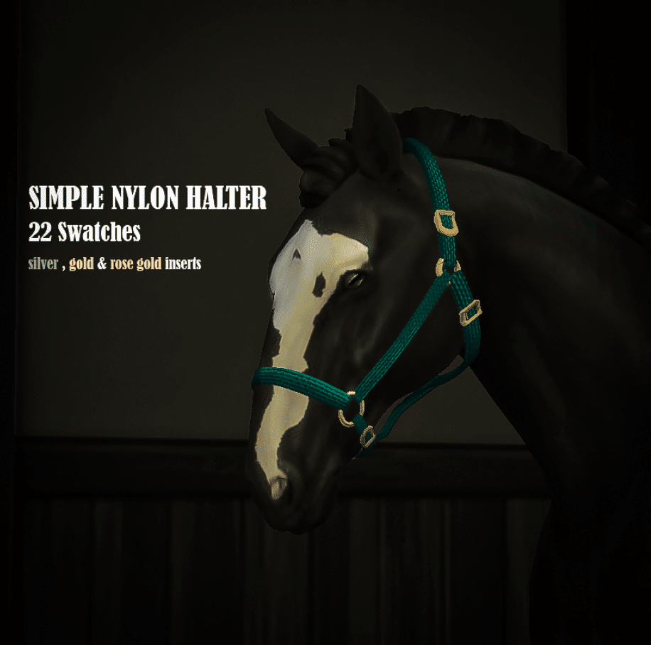 Simple Nylon Halter for Horses [MM]