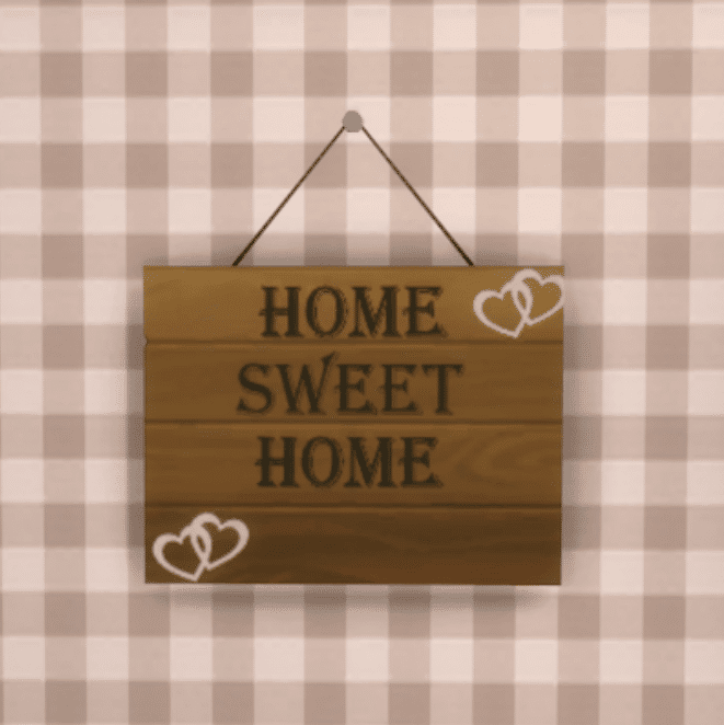 Home Sweet Home Wooden Sign Decor [MM]