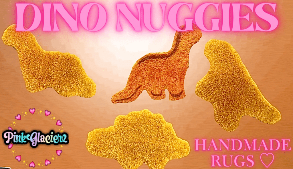 Dinosaur Shaped Nugget Rugs [ALPHA]