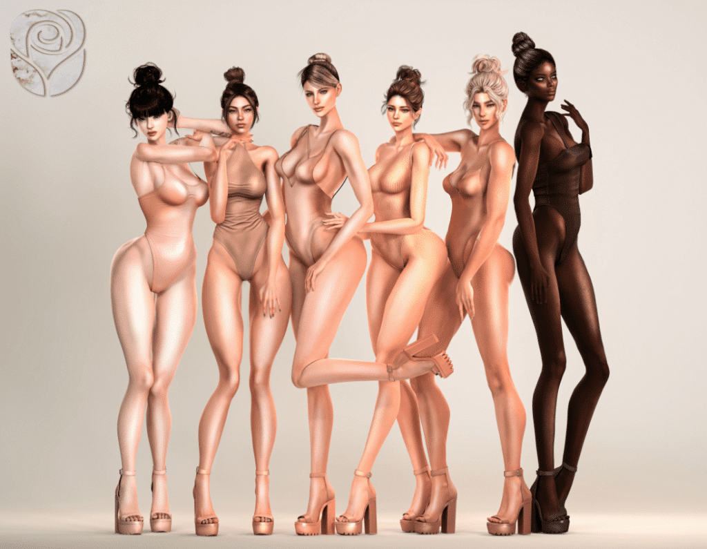 All for Us Group Pose Pack for Female