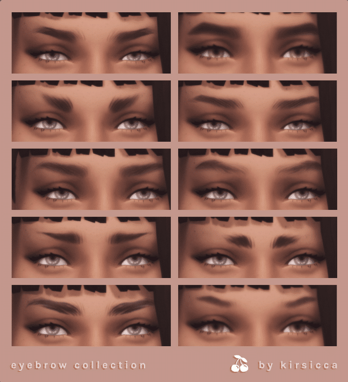 Eyebrow Set for Male and Female [MM]