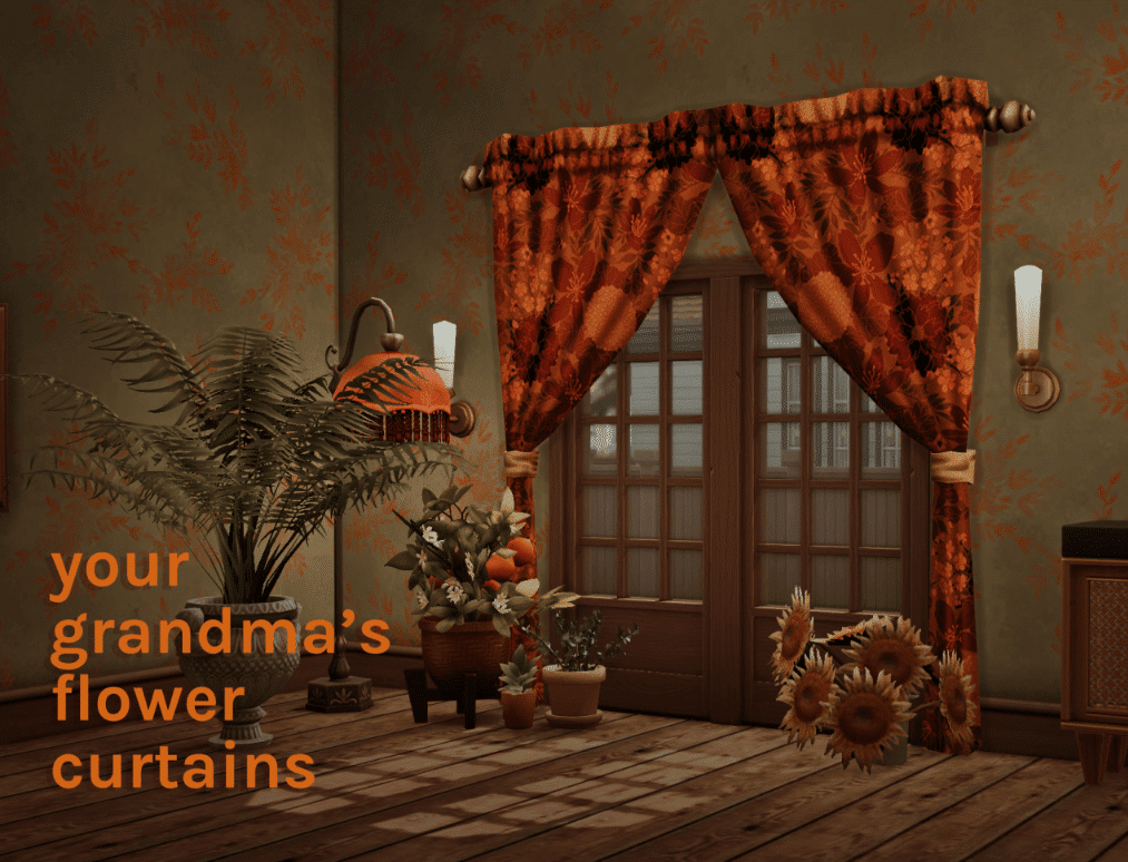 Grandma's Flower Curtains [MM]