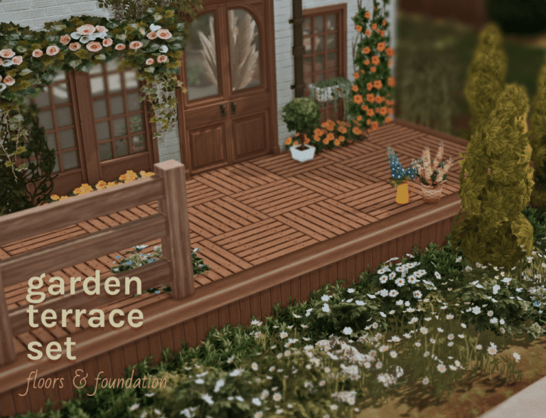 Garden Terrace Set (Floor/ Foundation) [MM]