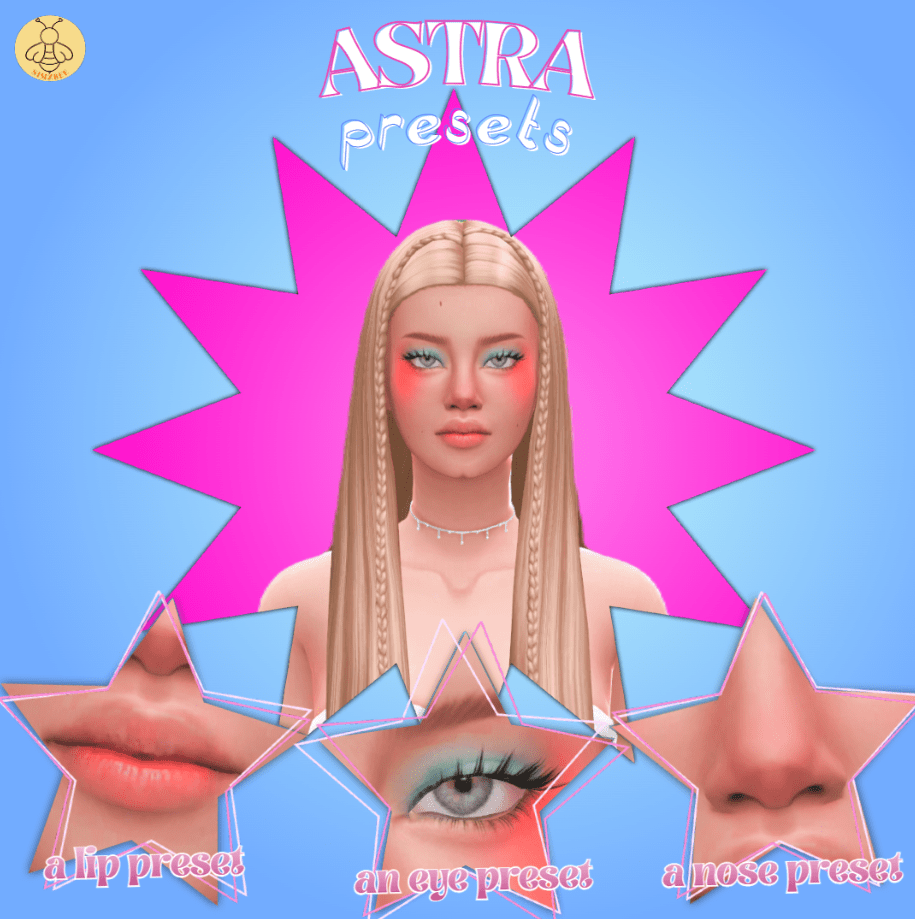 Astra Face Presets (Eyes/ Nose/ Lips) [MM]