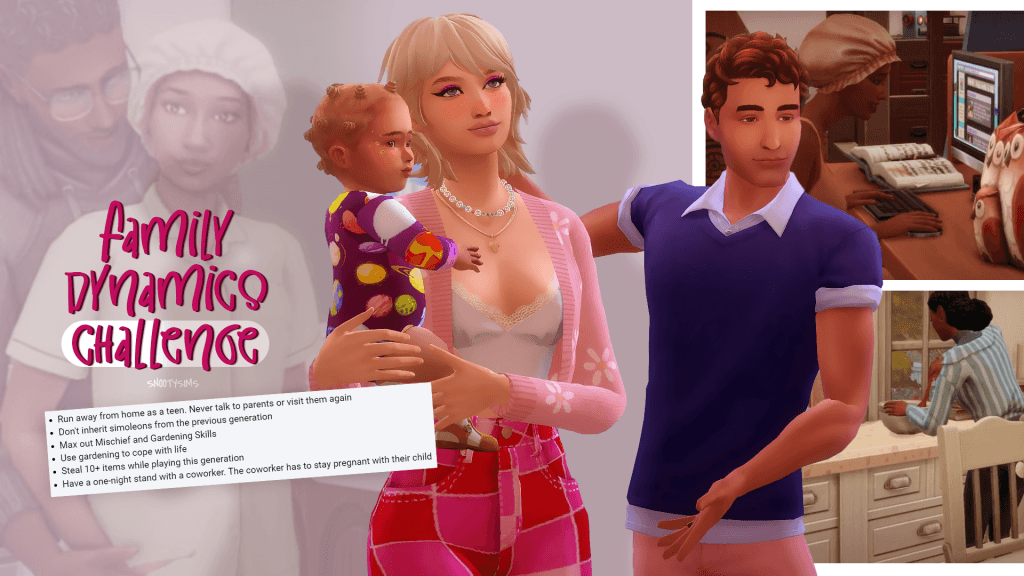 family dymanics challenge sims 4 snootysims 3