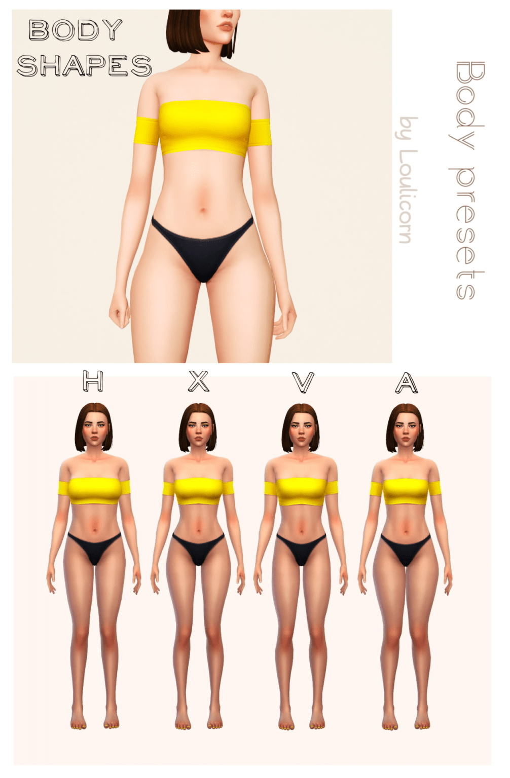 30 Of The Most Gorgeous Body Presets For Your Sims — Snootysims
