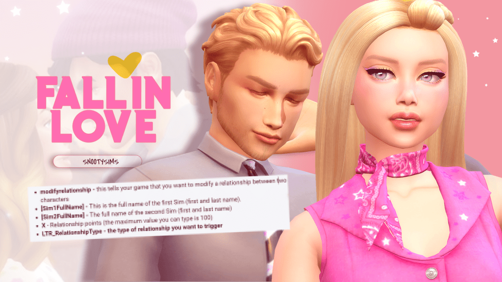 sims 4 how to fall in love snootysims