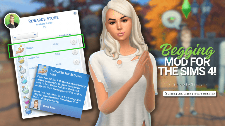 Begging Mod: Make Instant Simoleons In The Sims 4!