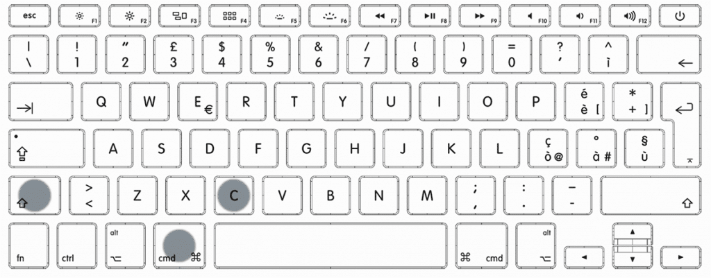 3X White Letters French Azerty Keyboard Sticker Cover Black For