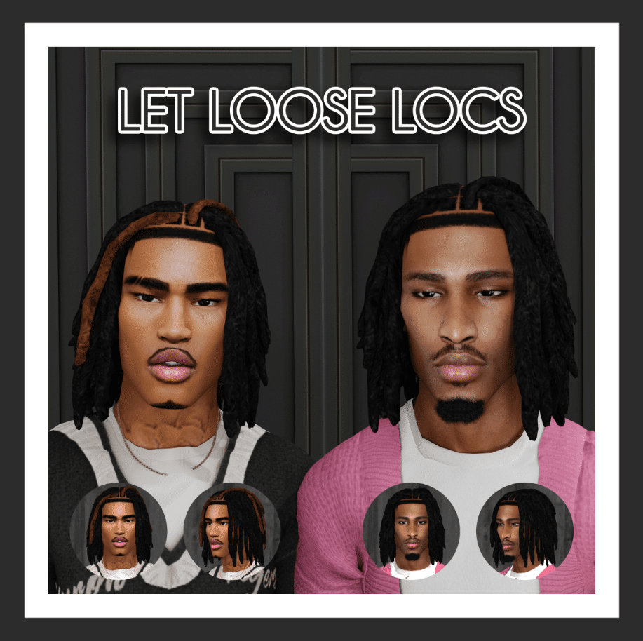 Long Dreadlocs for Male and Female with Sim [MM]