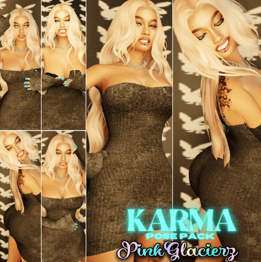 Karma Standing and Bending Female Pose Pack