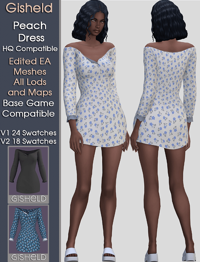 Mini Dress with Sleeves for Female [MM]