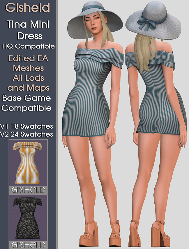 Tina Off Shoulder Mini Dress for Female [MM]