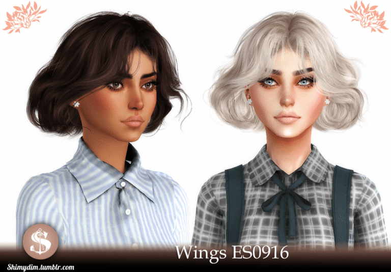 Thick Short Curly Hairstyle Recolor for Female [ALPHA]