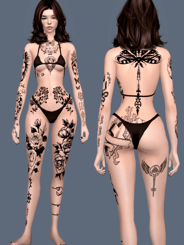 Full Body Tattoo for Female