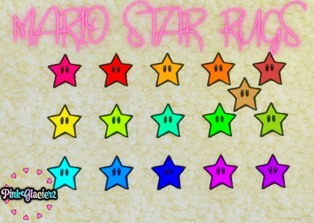 Super Mario Star Rugs [ALPHA]