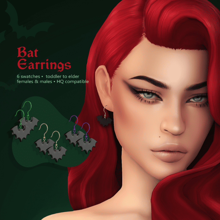 Bat Earrings for Male and Female [ALPHA]