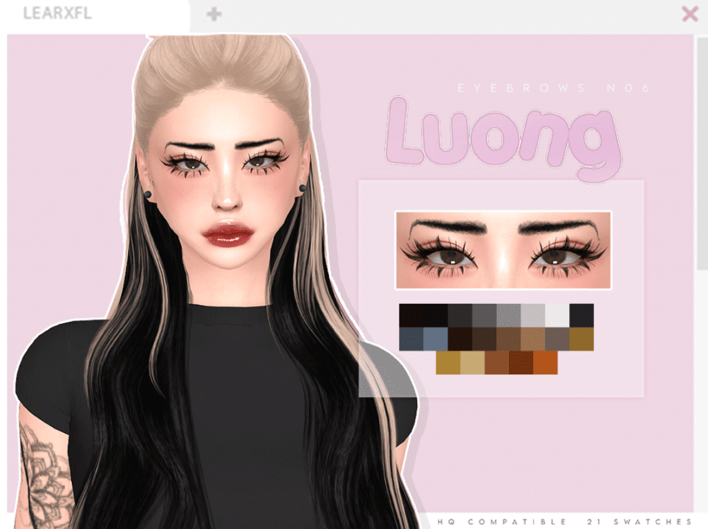 Luong Eyebrows for Male and Female [ALPHA]