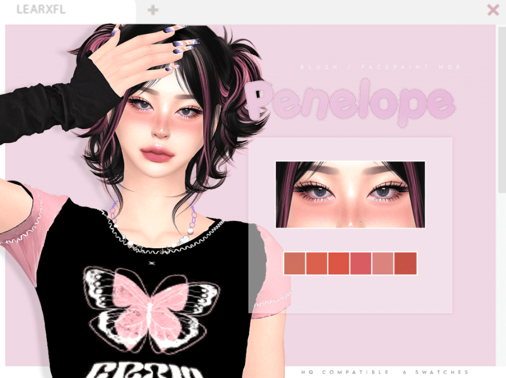 Penelope Blush Makeup for Male and Female [ALPHA]