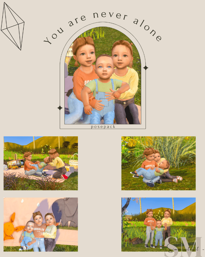 Cute Pose Pack for Toddler and Infant