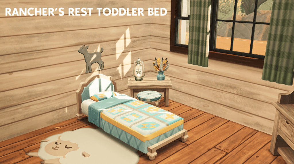 Cute Wooden Toddler Bed [MM]
