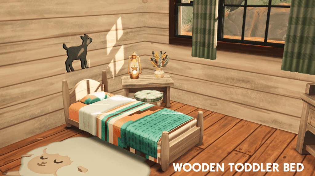 Stylish Wooden Toddler Bed [MM]