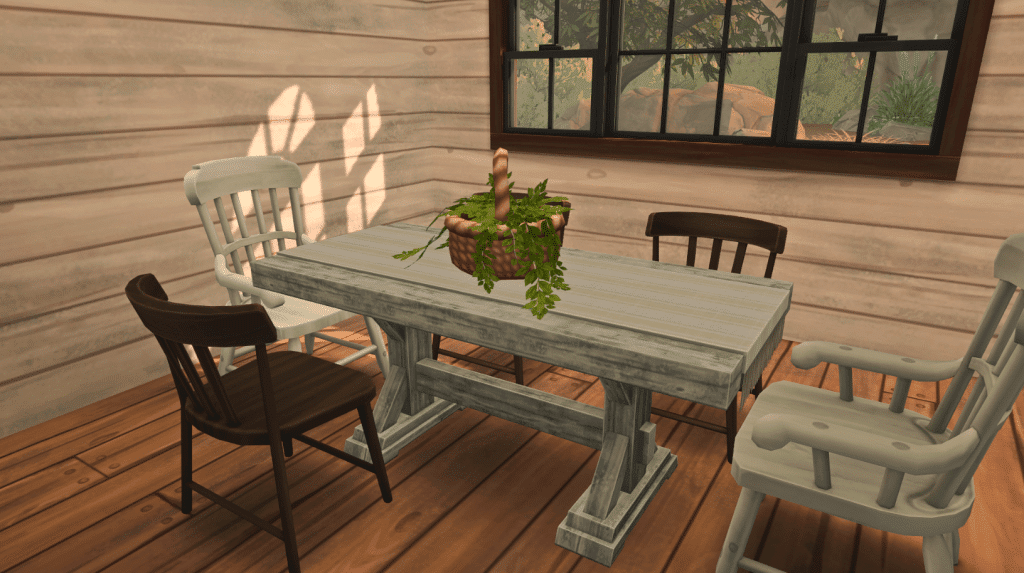Long Country Wooden Dining Table [MM]