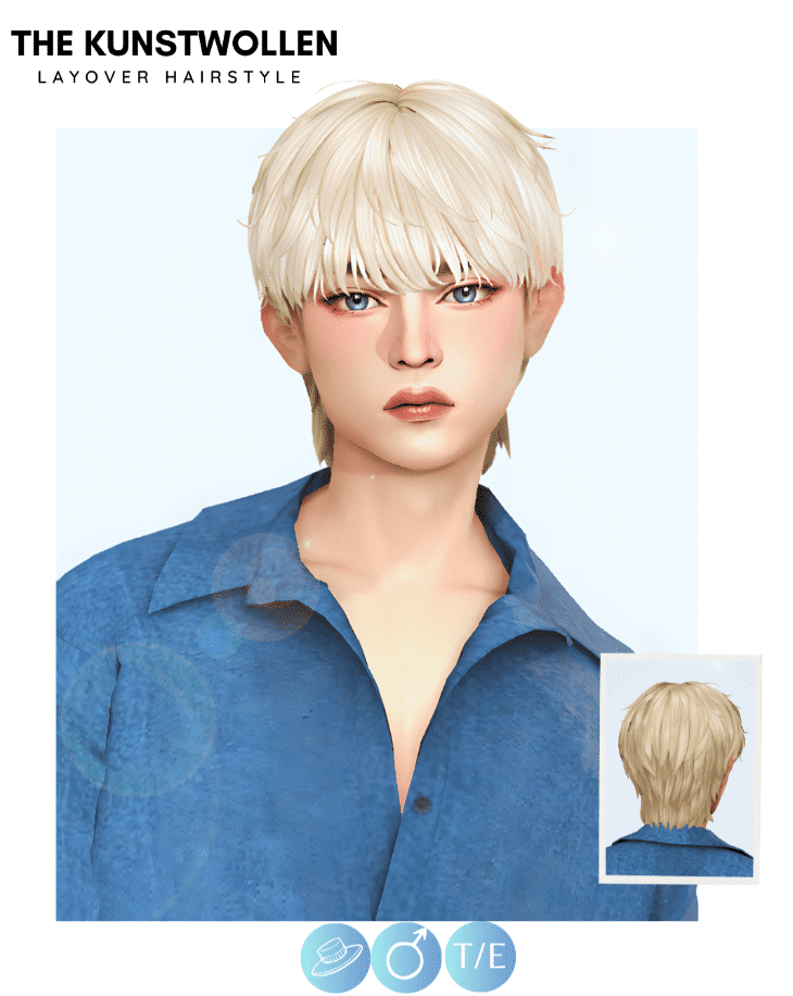 Short Modern Messy Hairstyle for Male [MM]