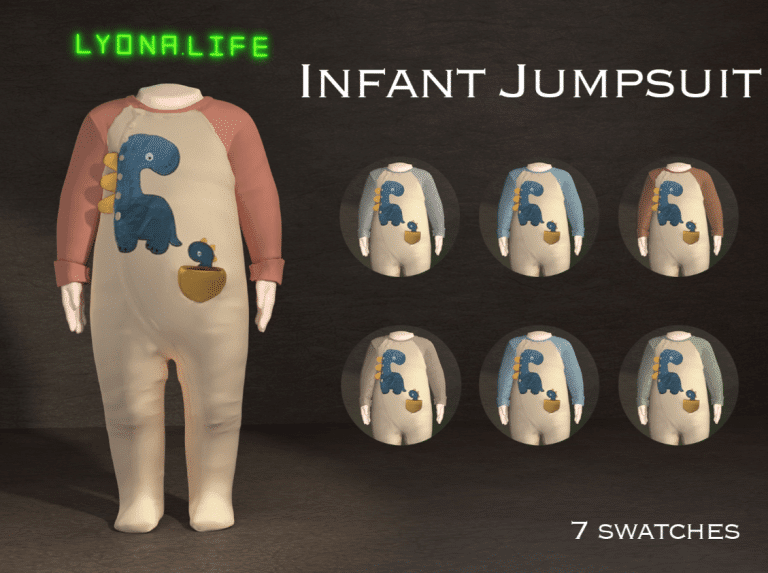 Dinosaur Themed Jumpsuit for Infants [ALPHA]