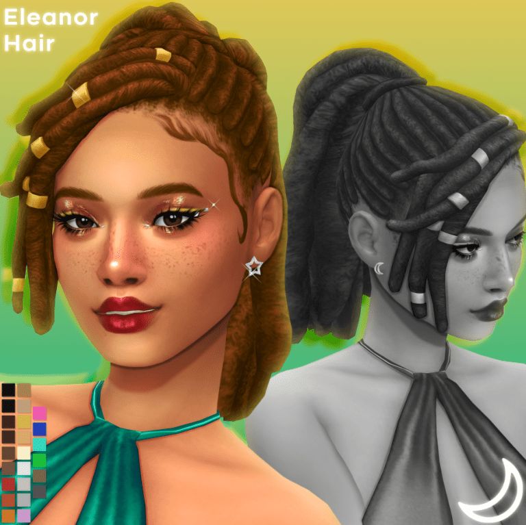 Eleanor Ponytail Dreads Hairstyle for Female [MM]