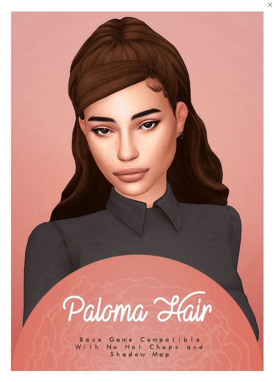 Long Stylish Hairstyle with Baby Hairs and Bangs for Female [MM]