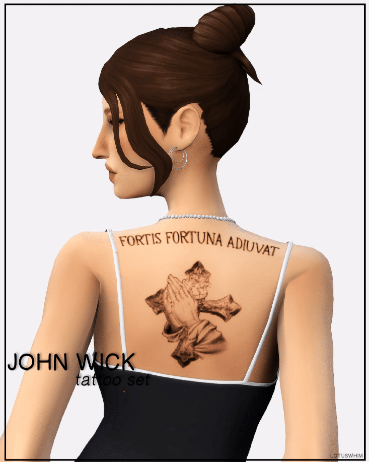 John Wick Tattoo Set for Male and Female [MM]