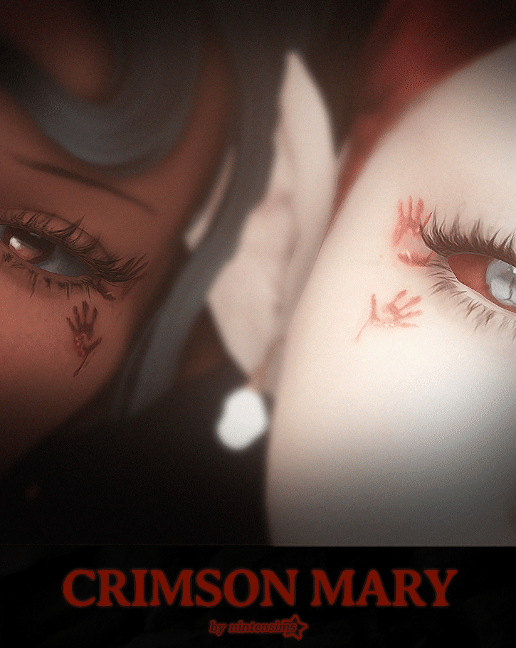Crimsory Mary Set for Male and Female (Eyeliner/ Facepaint) [MM]