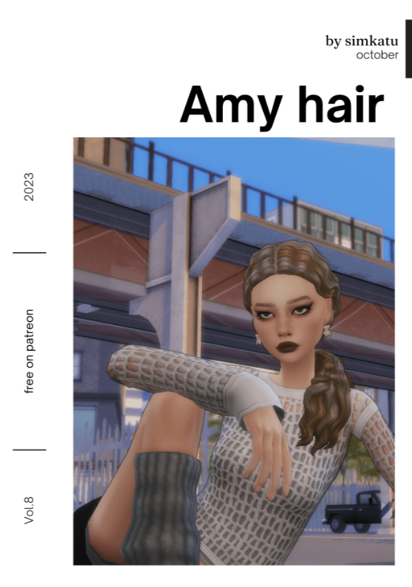 Long Wavy Ponytail Hairstyle for Female [MM]