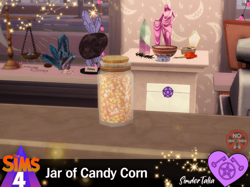 Jar of Candy Corn Decor [MM]