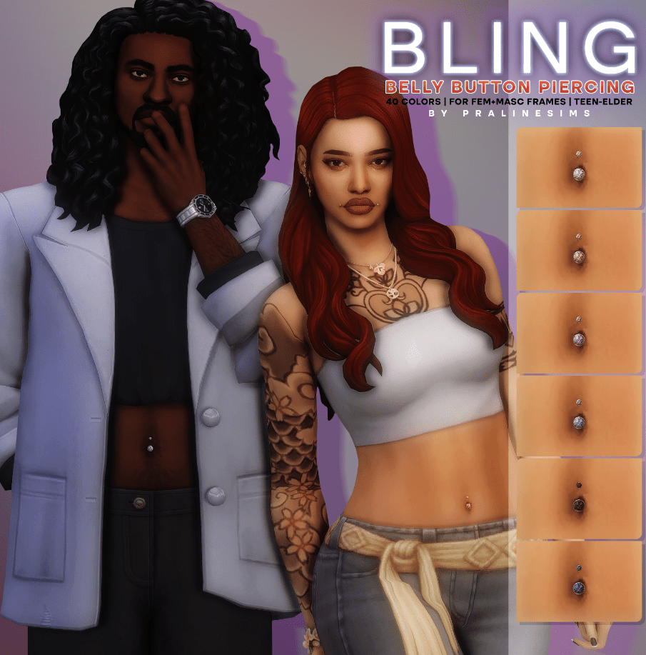 Belly Button Piercing Accessory for Male and Female [ALPHA]