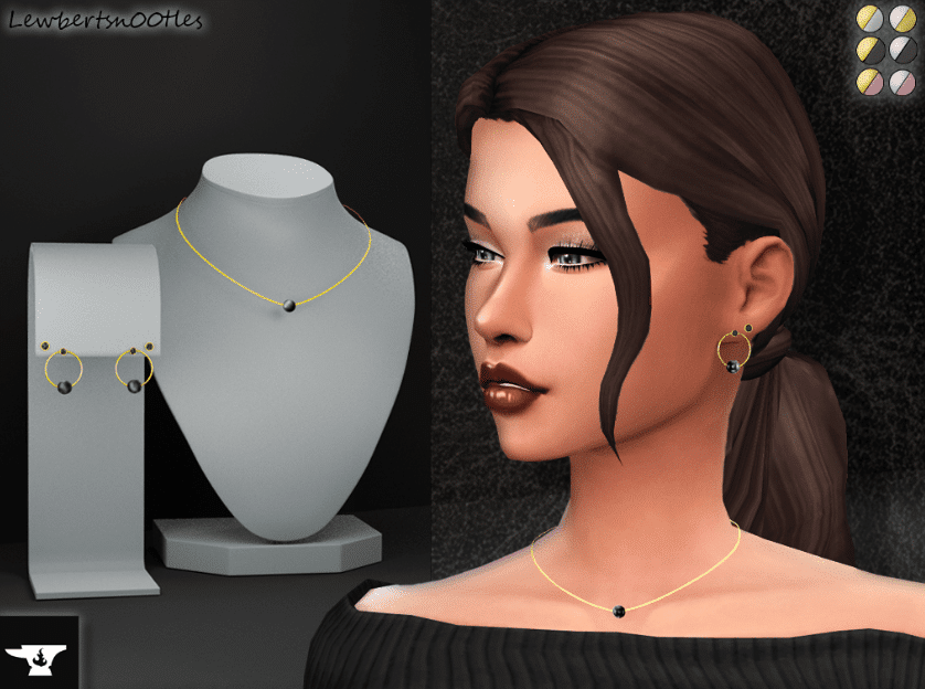 Bella Jewellery Set for Female (Earrings/ Necklace) [ALPHA]