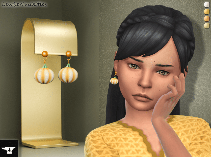 Penelope Round Earrings for Children [ALPHA]