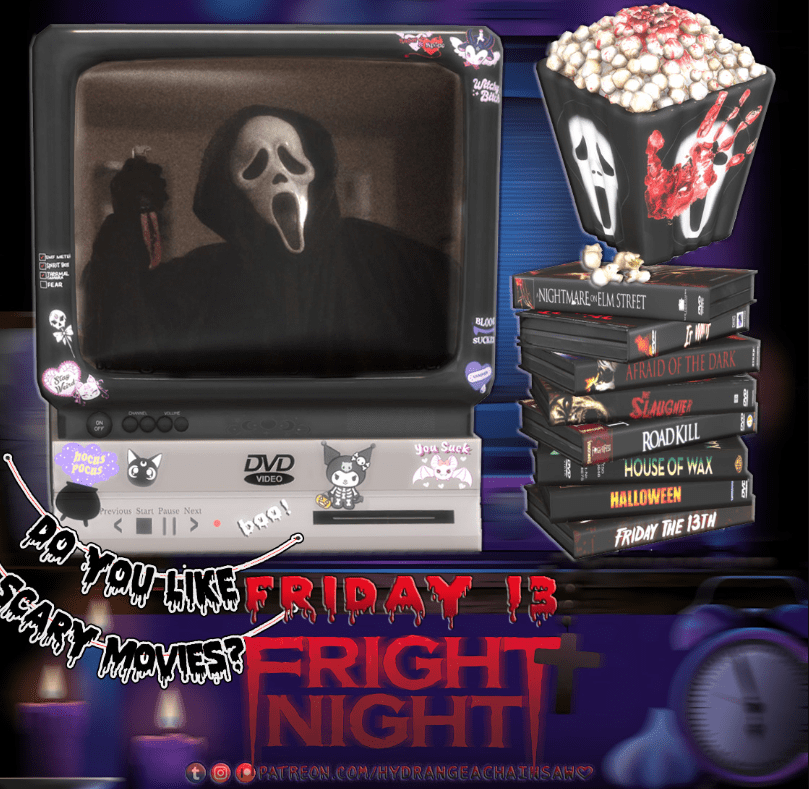 Friday 13: Fright Night Set ( Television/ Décor) [Alpha]