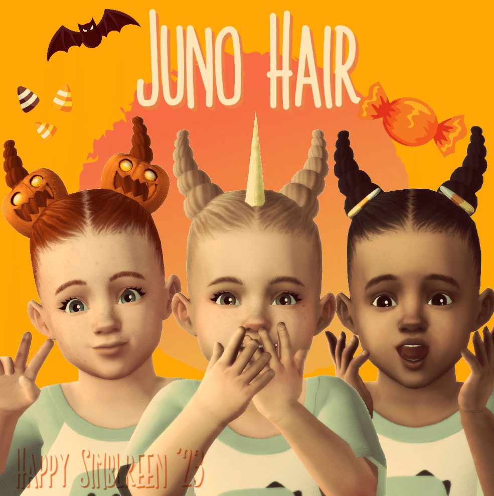 Juno Horn Pigtail Hair for Female Toddler (Hair/ Accessories) [MM]