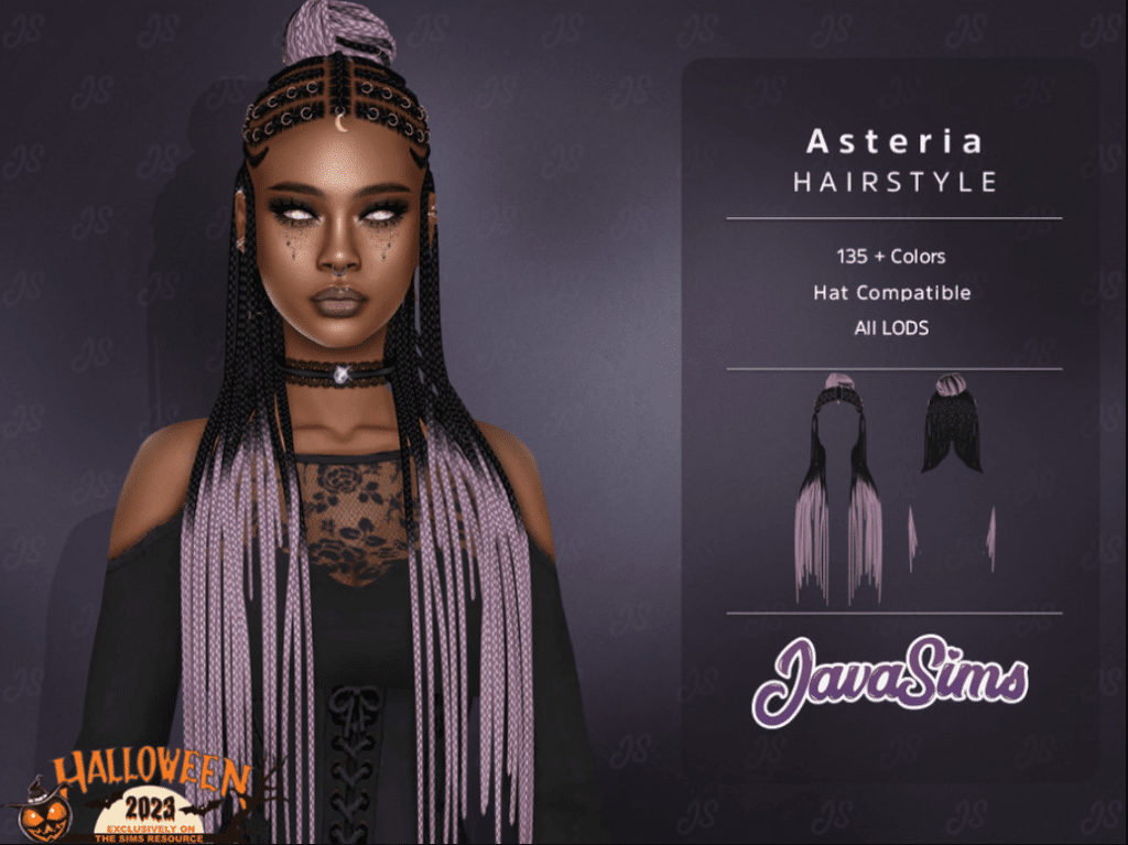 Asteria Long Braided Witchy Hair for Female [Alpha]