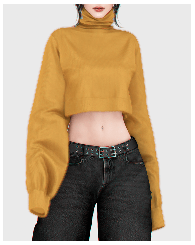 Oversized Turtleneck Sweater for Female [ALPHA]