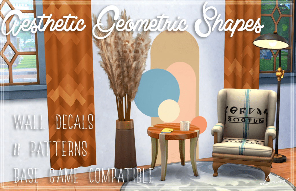 Aesthetic Geometric Shapes Decals